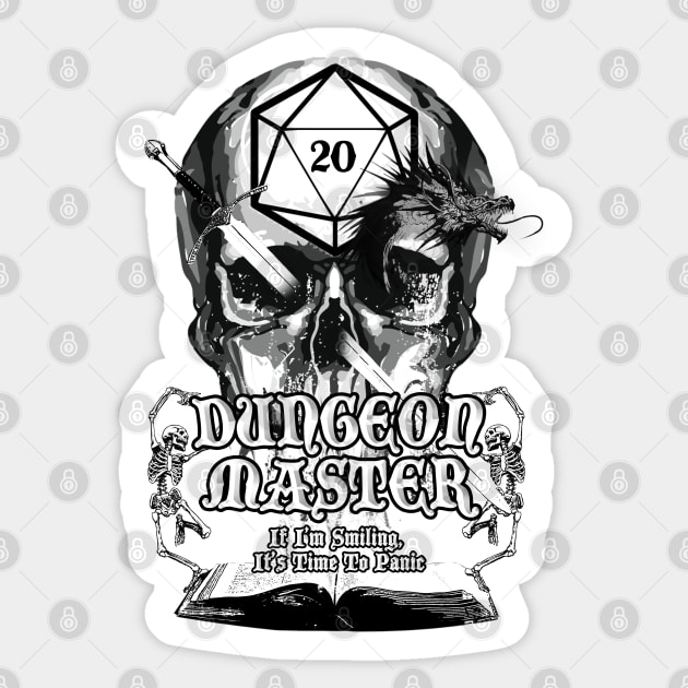 Dungeon Master Sticker by Hiraeth Tees